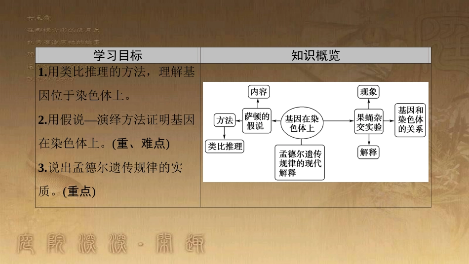 高中生物 第二章 基因和染色体的关系 第2节 基因在染色体上优质课件 新人教版必修2_第2页