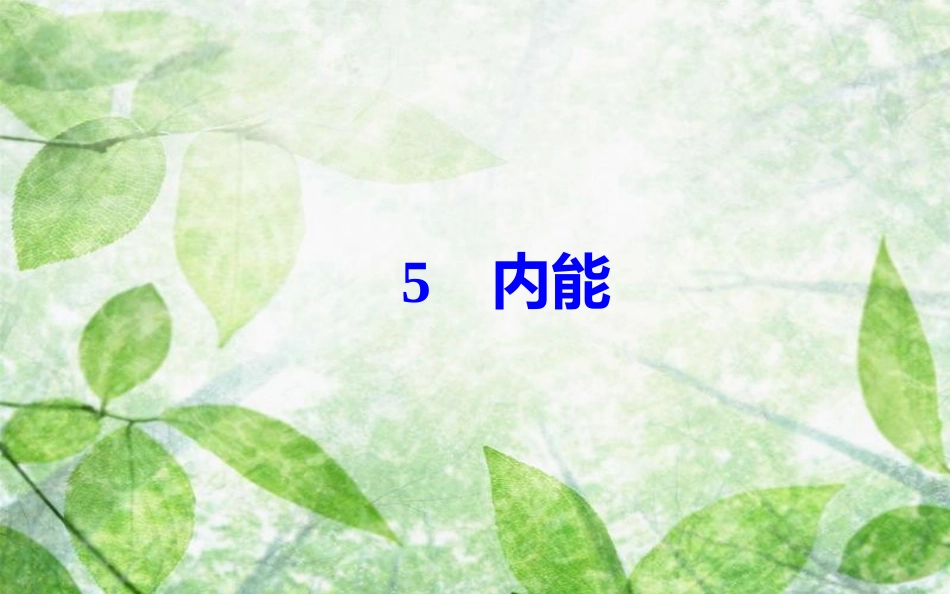 高中物理 第七章 分子动理论 5 内能优质课件 新人教版选修3-3_第2页