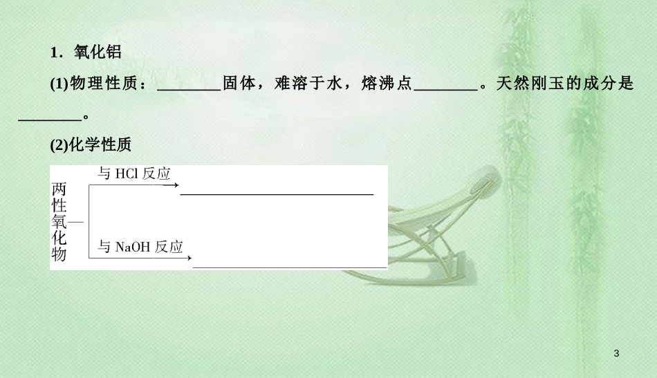高考化学总复习 03 金属及其化合物（9）镁、铝及其化合物（2）优质课件 新人教版_第3页