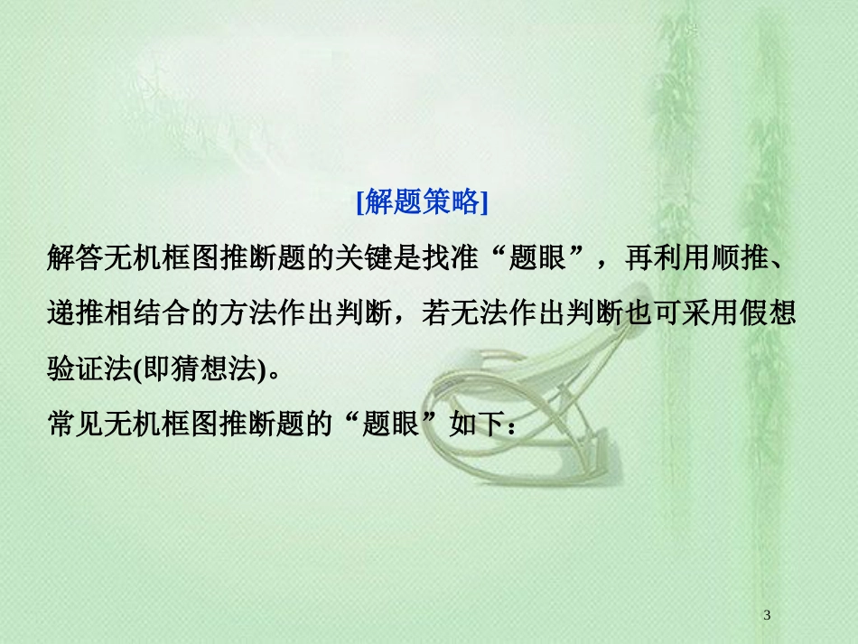 高考化学一轮复习 第3章 自然界中的元素突破全国卷专题讲座（三）优质课件 鲁科版_第3页