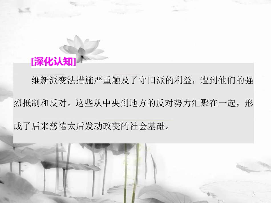 高中历史 第9单元 戊戌变法 第4课 戊戌政变课件 新人教版选修1[共18页]_第3页