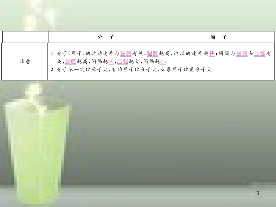 （云南专版）九年级化学上册 第3单元 物质构成的奥秘重难点知识总结习题优质课件 （新版）新人教版_第3页