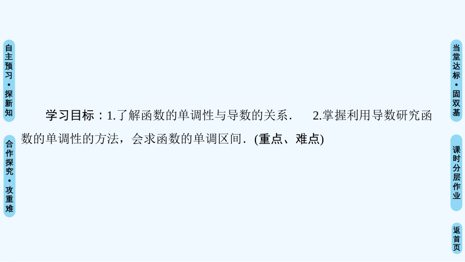 （江苏专用）高中数学 第三章 导数及其应用 3.3 导数在研究函数中的应用 3.3.1 单调性优质课件 苏教版选修1-1_第2页