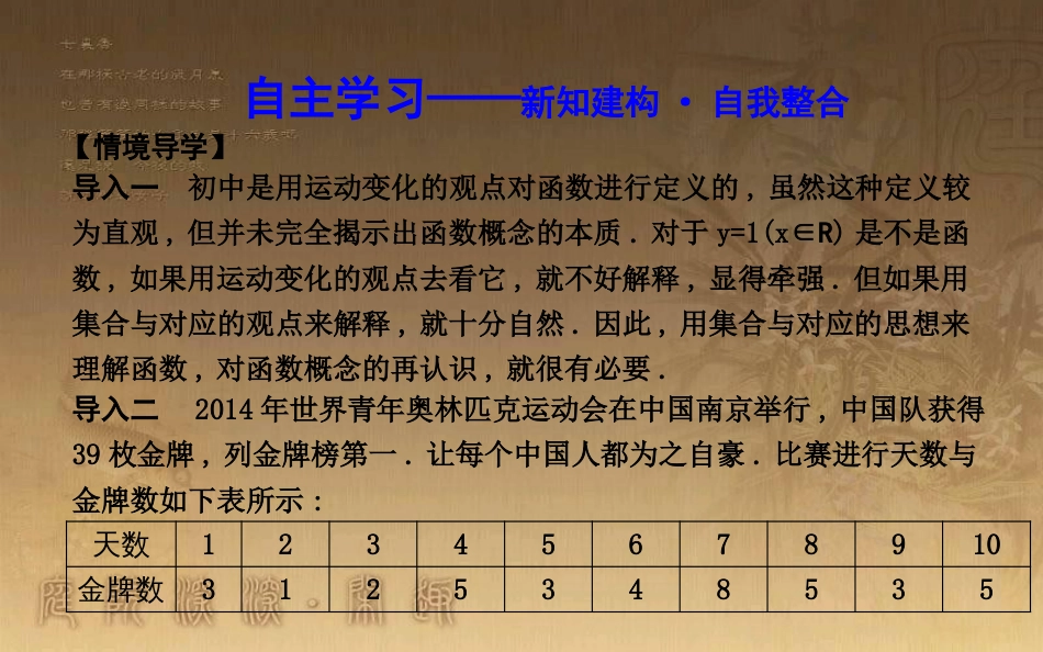 高中数学 第一章 集合与函数的概念 1.2 函数及其表示 1.2.1 第一课时 函数的概念优质课件 新人教A版必修1_第3页