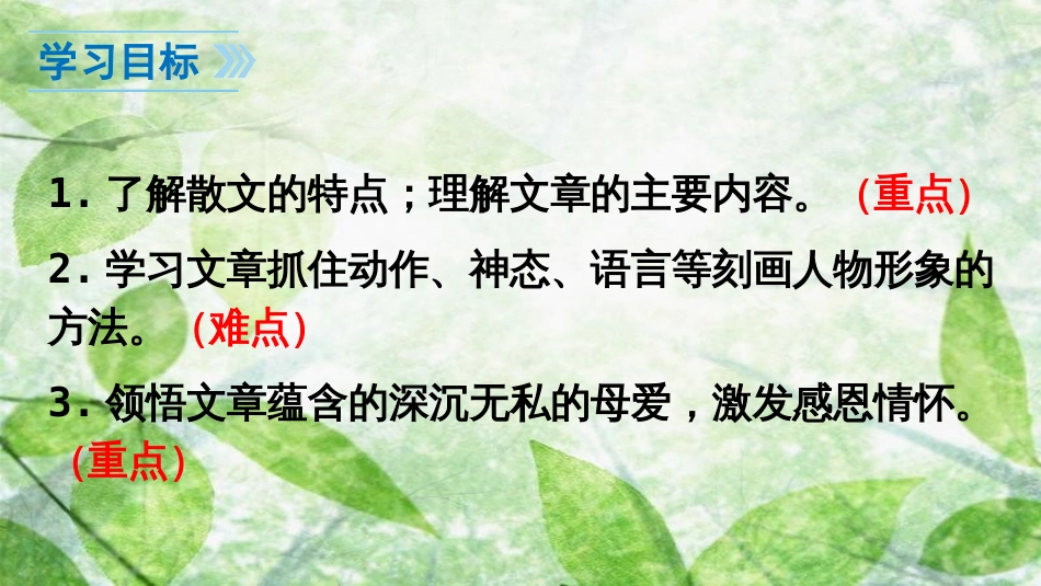 七年级语文上册 第二单元 5 秋天的怀念优质课件 新人教版 (2)_第2页