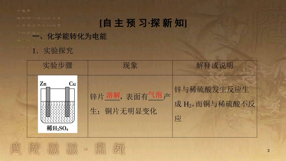 高中化学 专题2 化学反应与能量转化 第3单元 化学能与电能的转化 第1课时 化学能转化为电能 化学电源优质课件 苏教版必修2_第3页