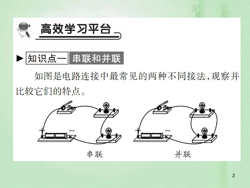 九年级物理全册 第十四章 第三节 连接串联电路和并联电路习题优质课件 （新版）沪科版_第2页