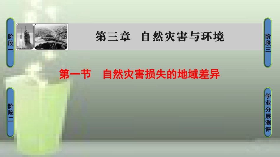 高中地理 第3章 自然灾害与环境 第1节 自然灾害损失的地域差异优质课件 湘教版选修5_第1页