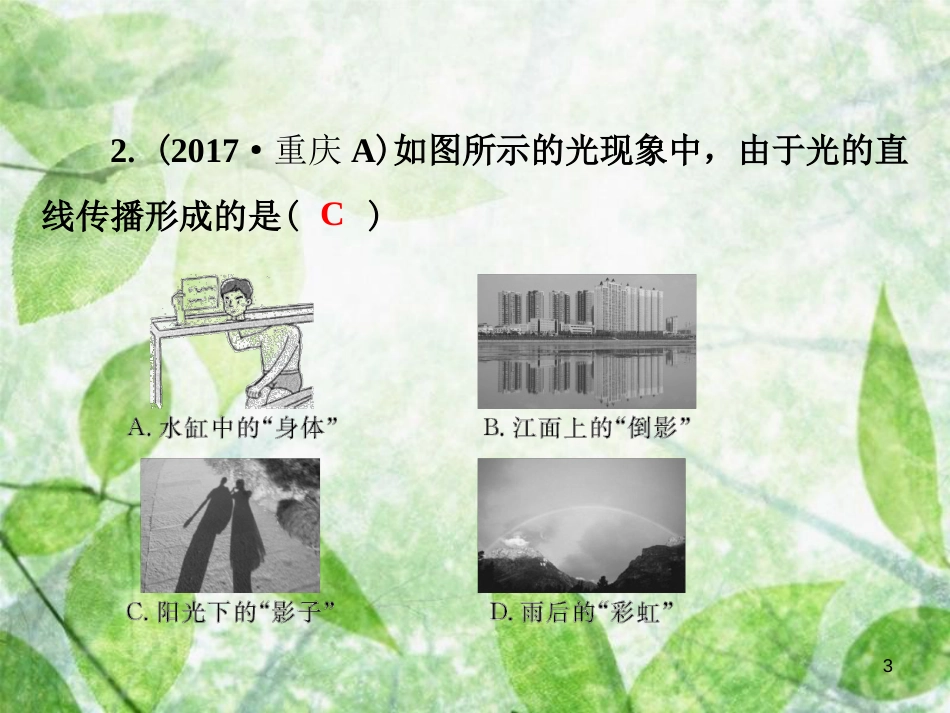 八年级物理上册 第3章《光和眼睛》优质课件 （新版）粤教沪版_第3页
