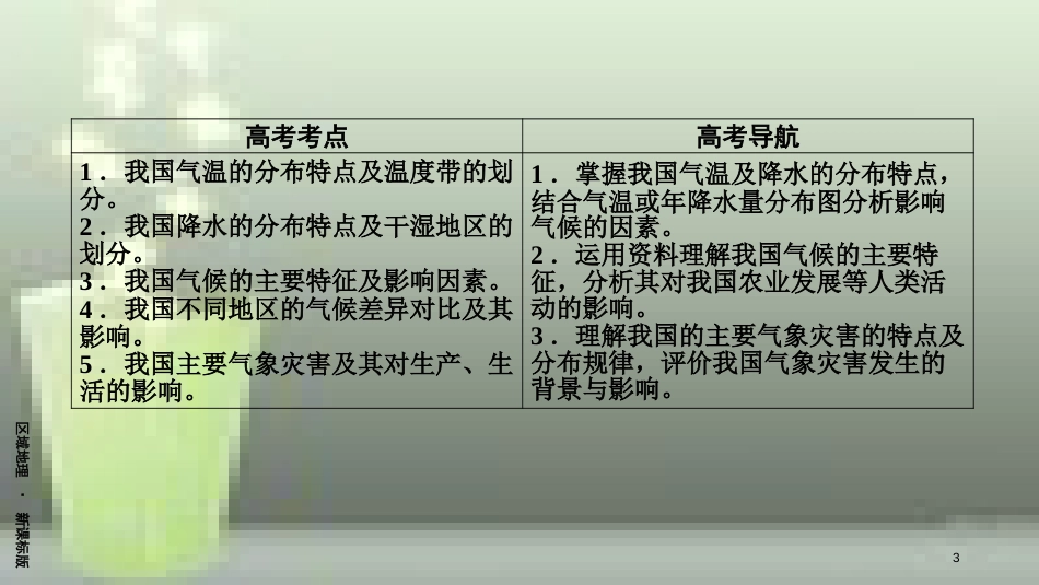 （全国通用版）高考地理一轮复习 区域地理 第4单元 中国地理概况 第3课时优质课件 新人教版_第3页