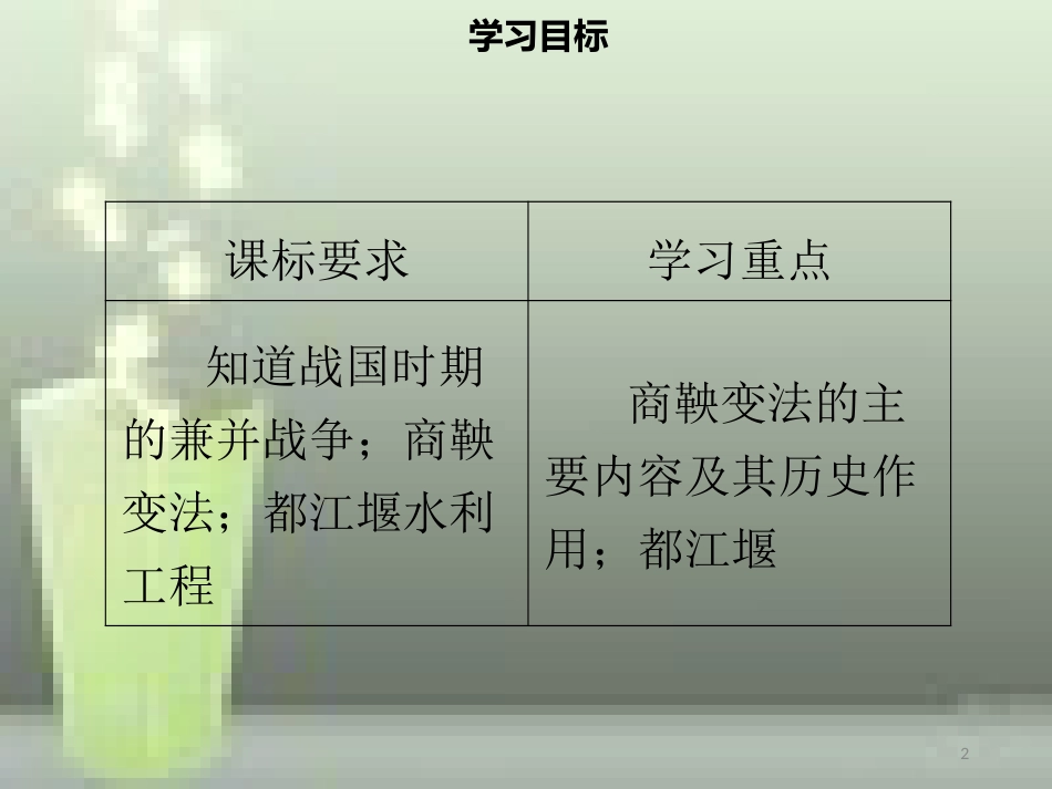 七年级历史上册 第二单元 夏商周时期：早期国家的产生与社会变革 第7课 战国时期的社会变化同步优质课件（含新题） 新人教版_第2页