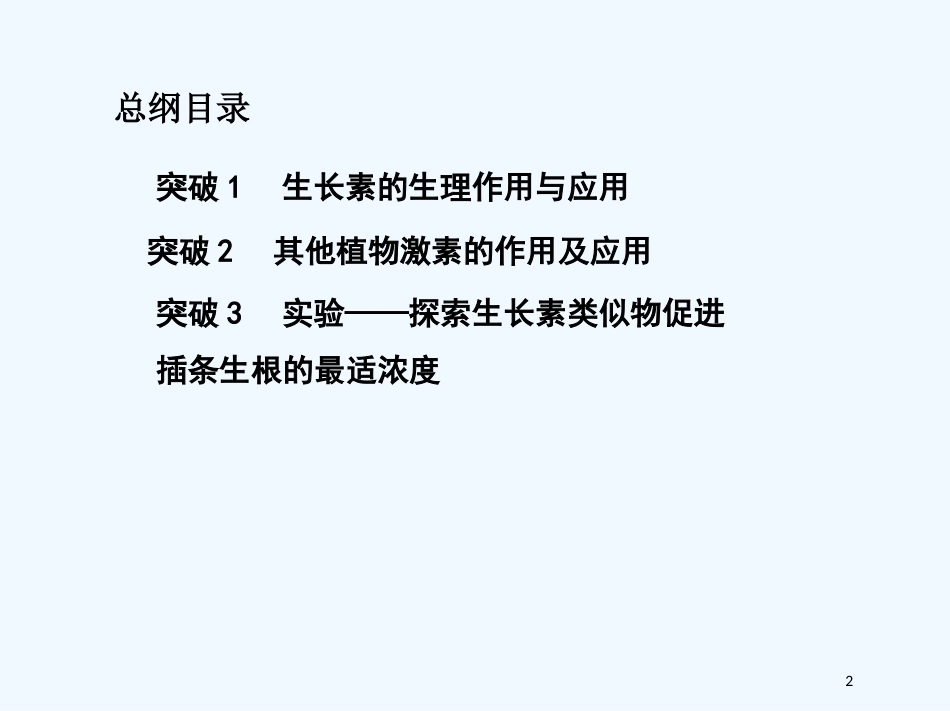 （北京专用）2019版高考生物一轮复习 第25讲 植物的激素调节优质课件_第2页