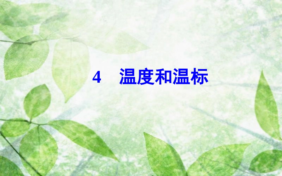 高中物理 第七章 分子动理论 4 温度和温标优质课件 新人教版选修3-3_第2页