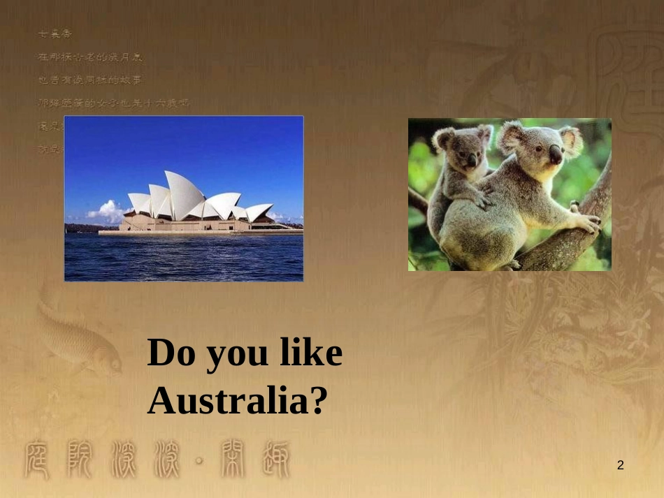 九年级英语上册 Module 10 Australia Unit 1 I have some photos that I took in Australia last year优质课件 （新版）外研版_第2页