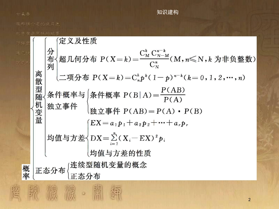 高中数学 第二章 概率本章整合优质课件 北师大版选修2-3_第2页