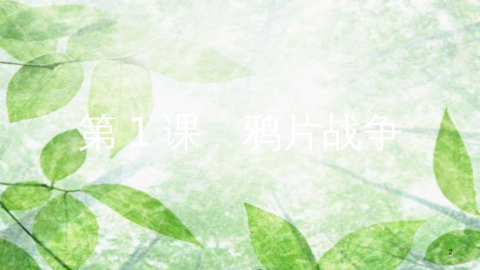 八年级历史上册 第一单元 中国开始沦为半殖民地半封建社会 第1课 鸦片战争优质课件 新人教版[共19页]_第2页