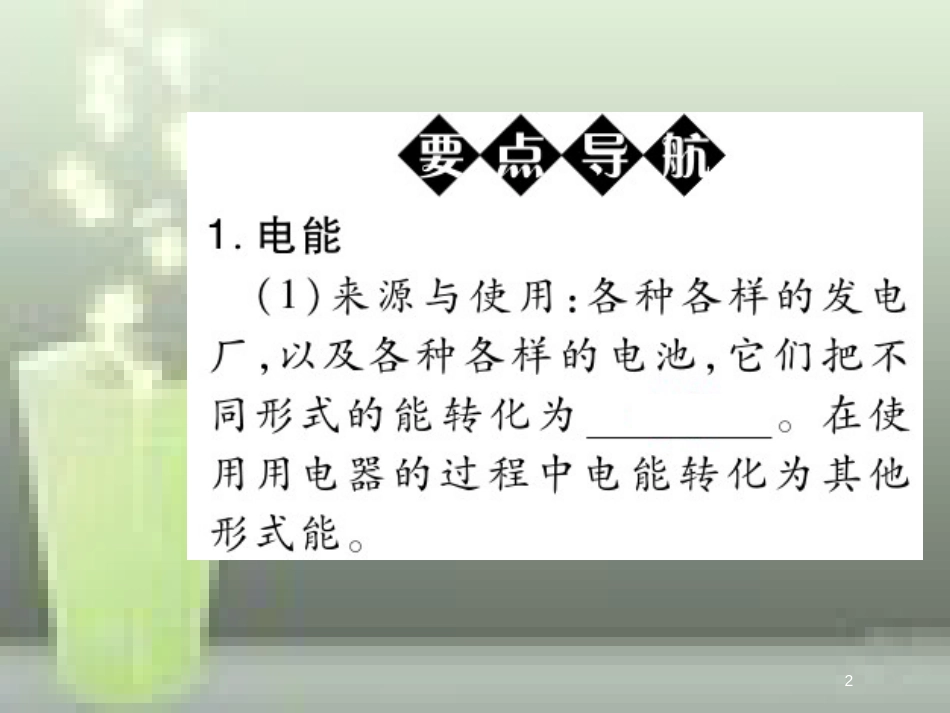 九年级物理全册 18.1 电能 电功优质课件 （新版）新人教版_第2页