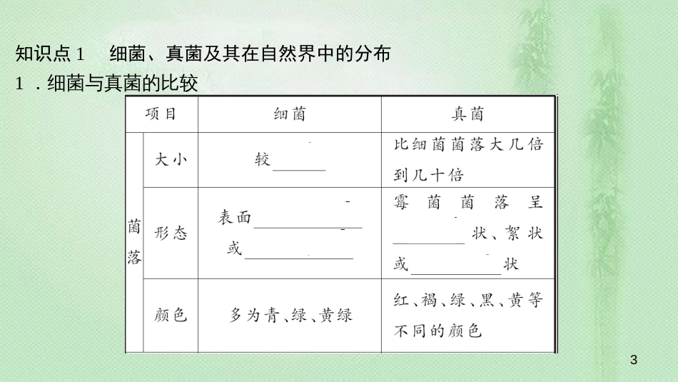 八年级生物上册 第五单元 第四、五章小结复习优质课件 (新版)新人教版_第3页