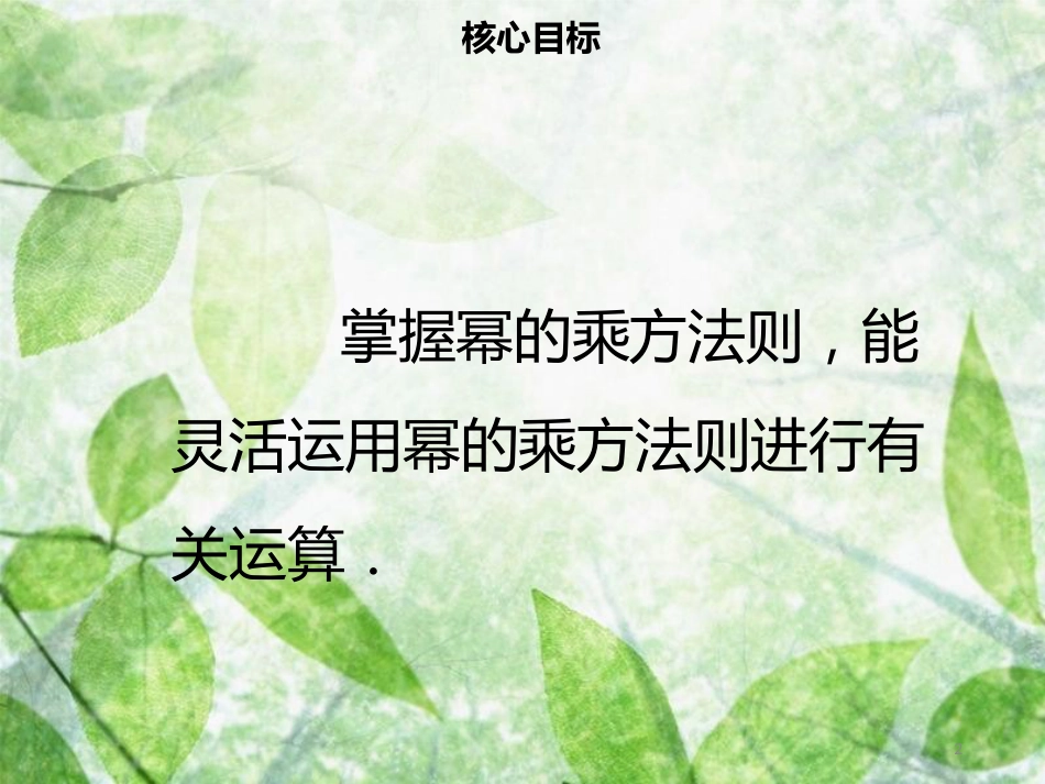 八年级数学上册 第十四章 整式的乘法与因式分解 14.1.2 幂的乘方同步优质课件 （新版）新人教版_第2页