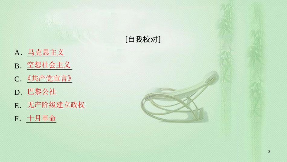 高中历史 第7单元 科学社会主义从理论到实践单元分层突破优质课件 北师大版必修1_第3页