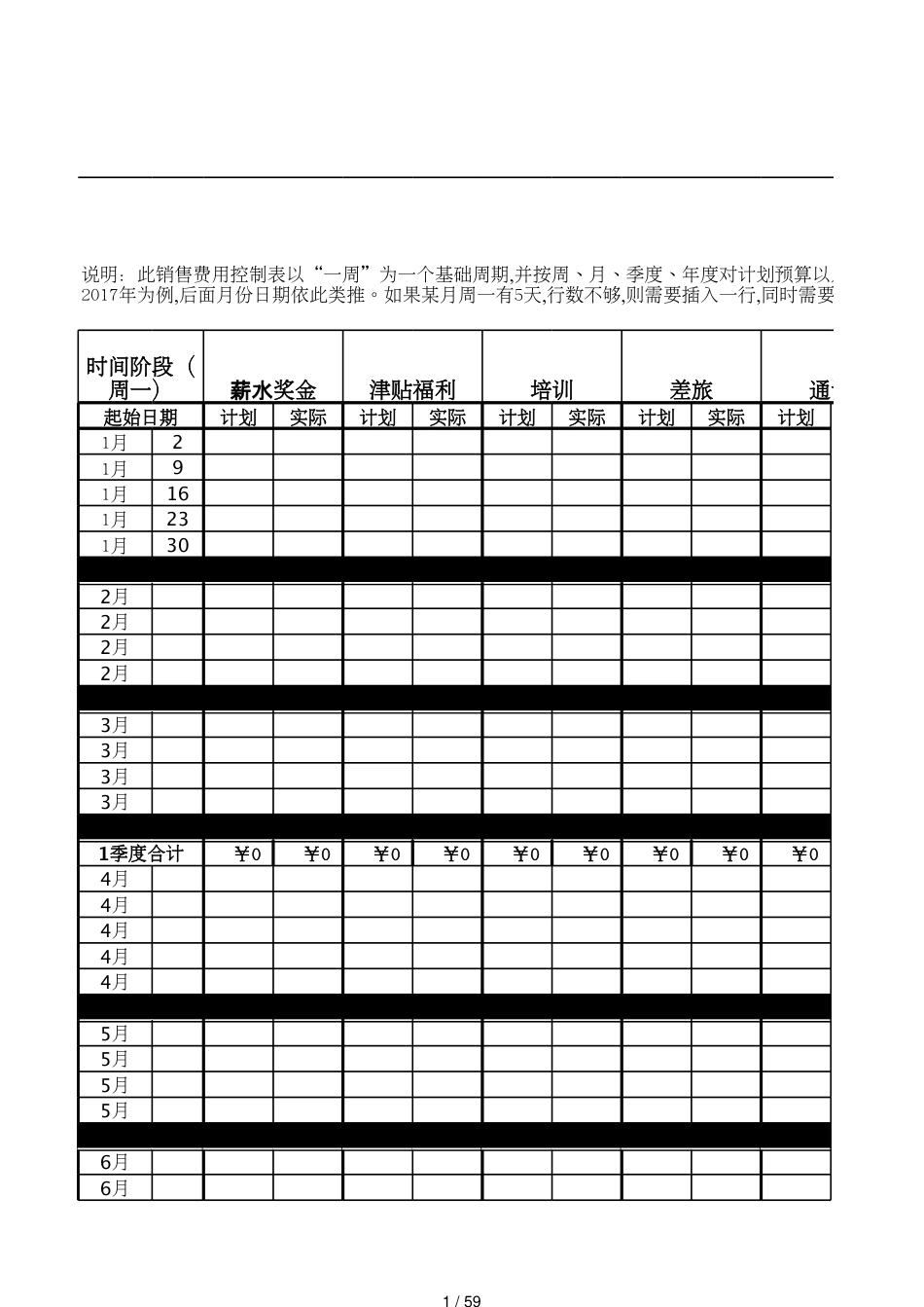 16销售费用控制表[共59页]_第1页