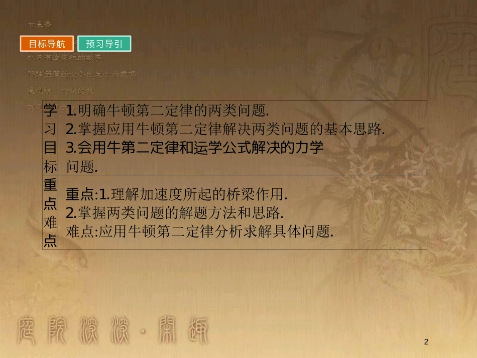 高中物理 第四章 力与运动 4.5 牛顿第二定律的应用优质课件 粤教版必修1_第2页