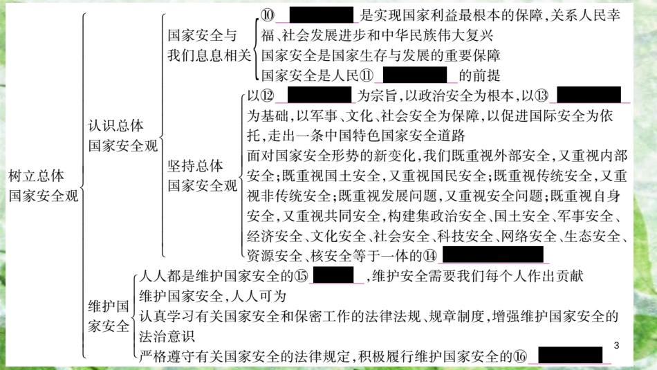 八年级道德与法治上册 第4单元 维护国家利益知识归纳习题优质课件 新人教版_第3页