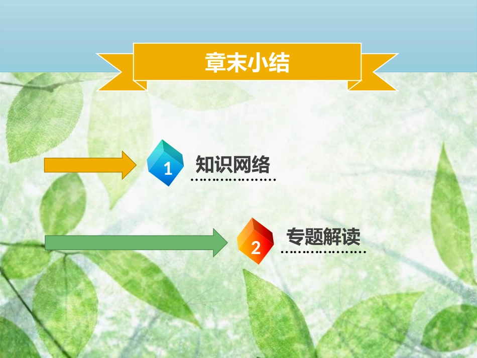 九年级数学上册 第二十一章 一元二次方程章末小结导学优质课件 （新版）新人教版_第1页