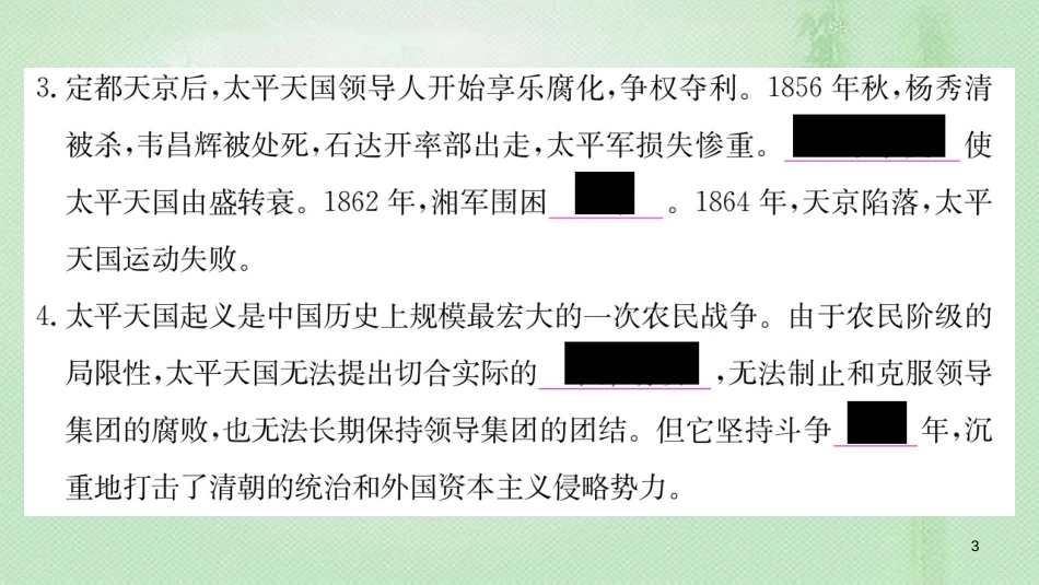 八年级历史上册 第一单元 中国开始沦为半殖民地半封建社会 3 天平天国运动优质课件 新人教版_第3页