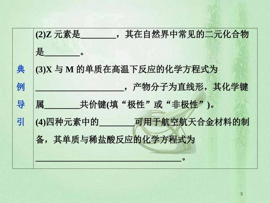 高考化学一轮复习 第5章 原子结构与元素周期律规范答题模板（一）优质课件 鲁科版_第3页