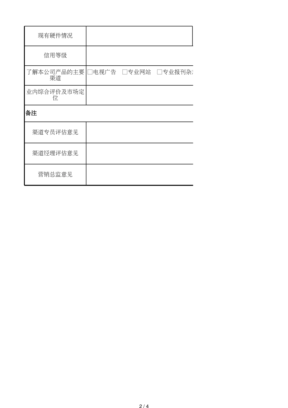 4渠道成员档案表_第2页
