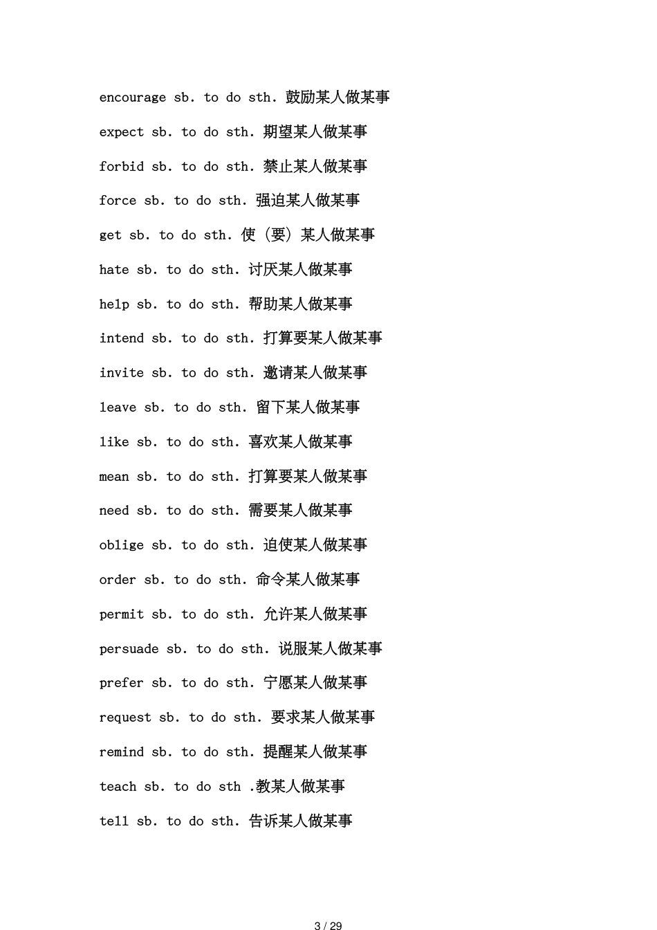 【高考英语】高中英语常用动词短语固定搭配完整版([共29页]_第3页