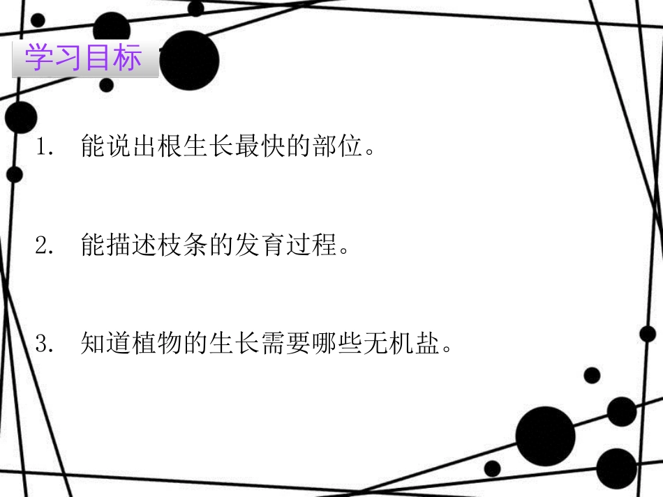 七年级生物上册 第三单元 第二章 第二节 植株的生长课件 （新版）新人教版[共17页]_第2页