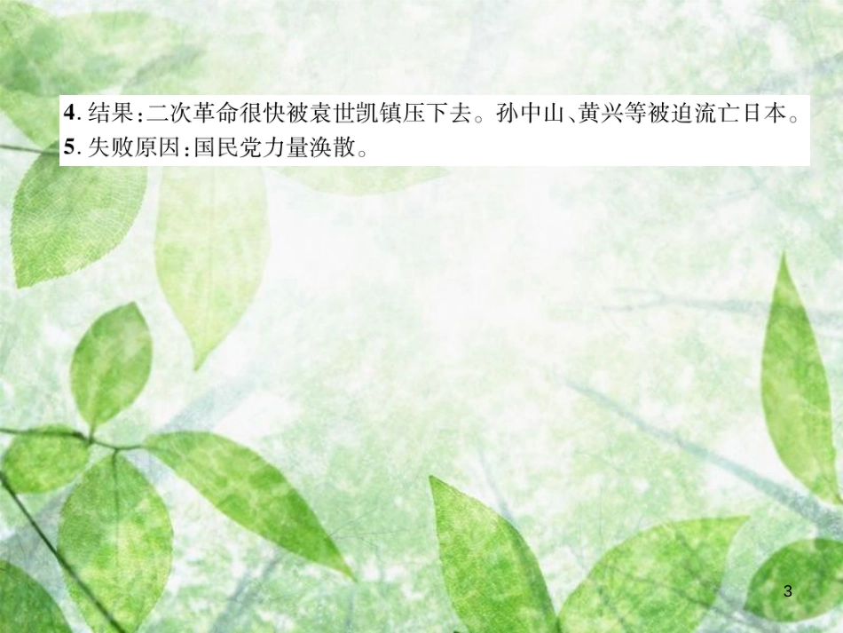 八年级历史上册 练习手册 第3单元 资产阶级民主革命与中华民国的建立 第11课 北洋政府的黑暗统治优质课件 新人教版_第3页