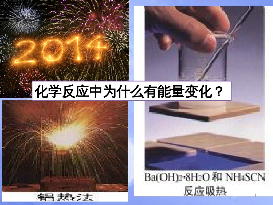 高中化学 第一章 化学反应与能量 1.1.1 焓变 反应热课件 新人教版选修4[共20页]_第1页