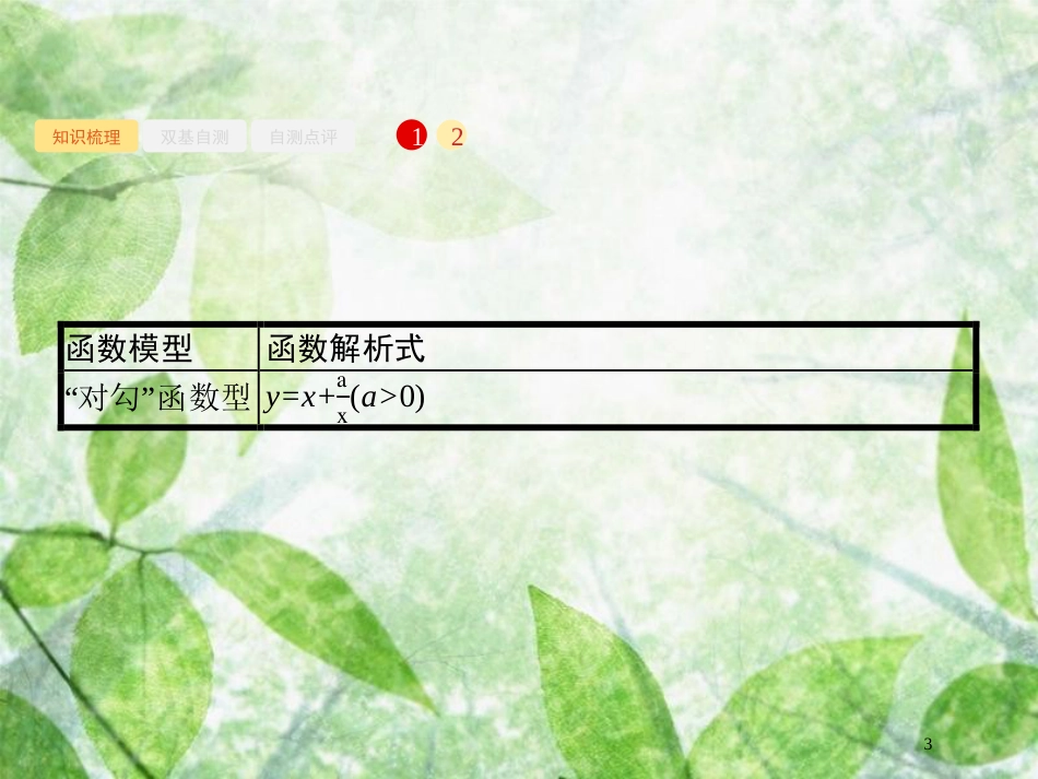 高考数学一轮复习 第二章 函数 2.9 实际问题的函数建模优质课件 文 北师大版_第3页
