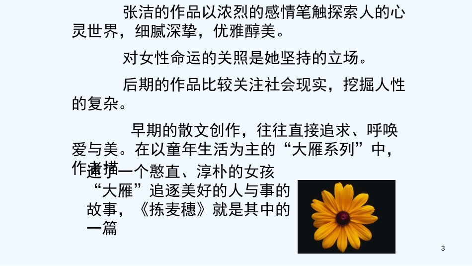 七年级语文下册 第一单元 2《拣麦穗》新知识优质课件4 冀教版_第3页
