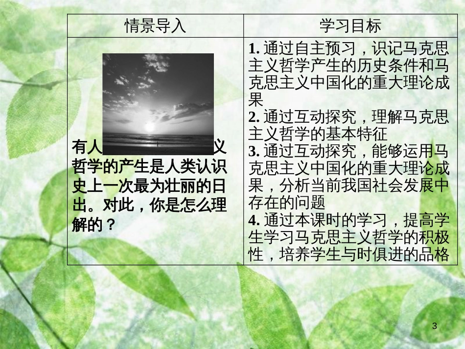 高中政治 第一单元 生活智慧与时代精神 第三课 第二框 哲学史上的伟大变革优质课件 新人教版必修4_第3页
