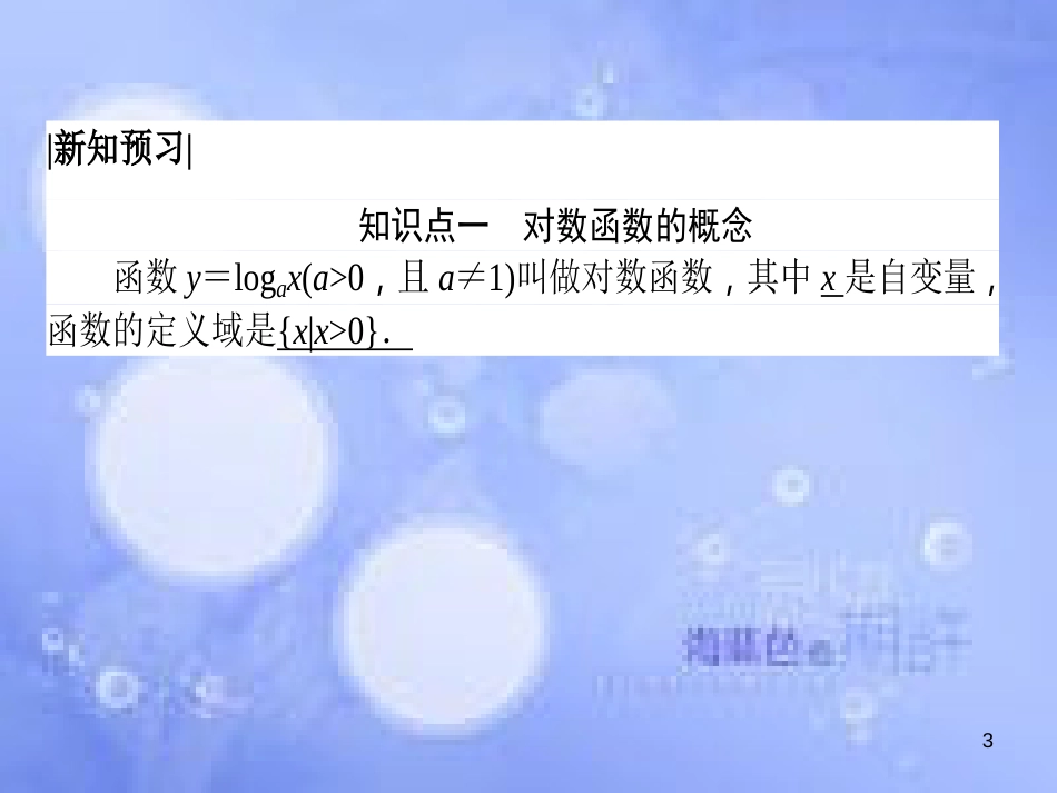 高中数学 第二章 基本初等函数（Ⅰ）2.2 对数函数 2.2.2 对数函数及其性质 2.2.2.1 对数函数的图象及性质课件 新人教A版必修1_第3页