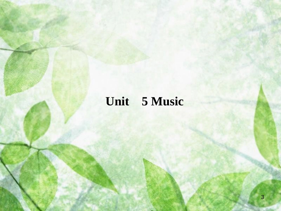 高三英语总复习 第一部分 回归教材 Unit 5 Music优质课件 新人教版必修2_第3页