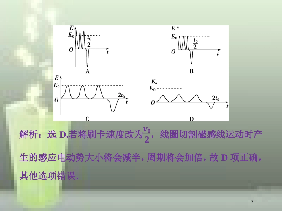 （新课标）高考物理一轮复习 第十章 电磁感应章末过关检测优质课件_第3页