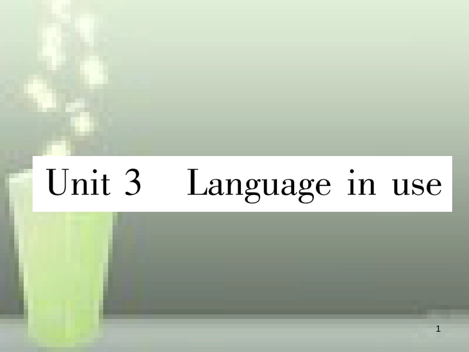 （浙江专用）七年级英语上册 Module 10 Spring Festival Unit 3 Language in use习题优质课件 （新版）外研版_第1页