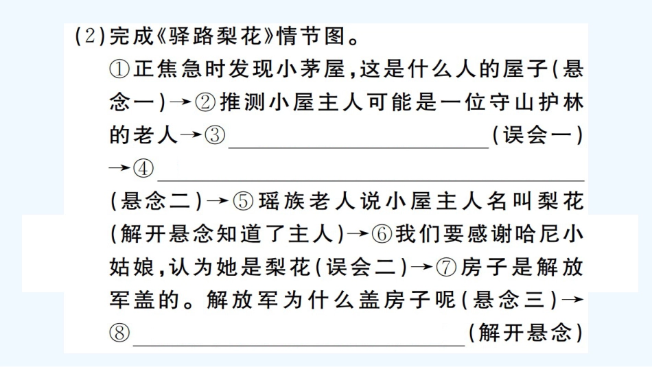 （河北专版）九年级语文上册 第4单元 综合性学习：走进小说天地习题优质课件 新人教版_第3页