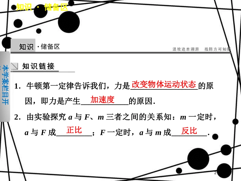 高中物理 第三章 牛顿运动定律 第3节 牛顿第二定律课件 教科版必修1[共30页]_第2页