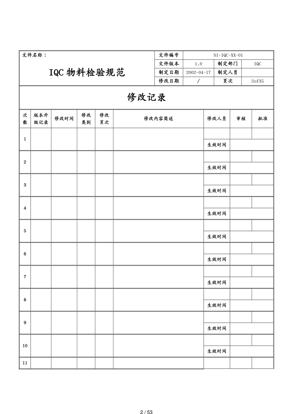 某市某某某科技公司IQ物料检验规范_第2页