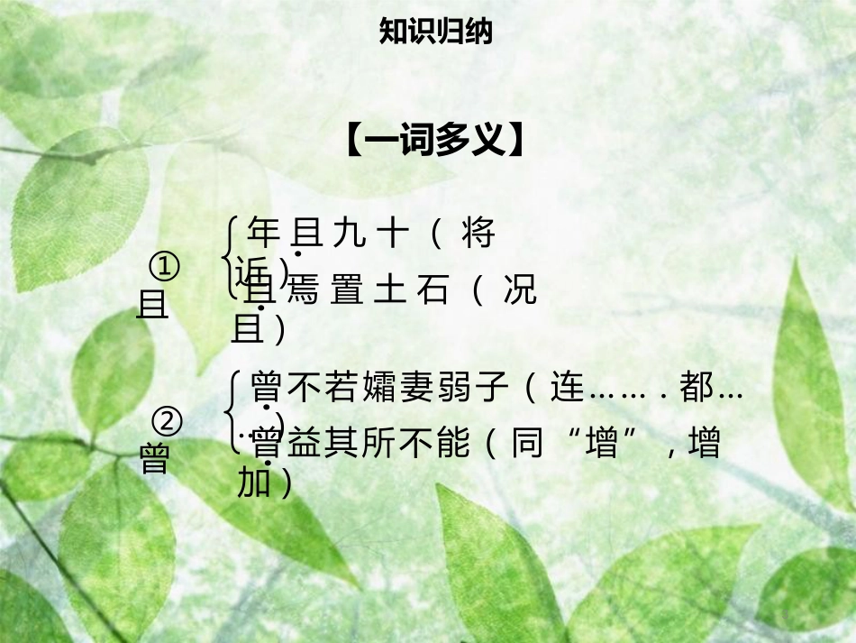 八年级语文上册 第六单元 第22课 愚公移山习题优质课件 新人教版_第3页