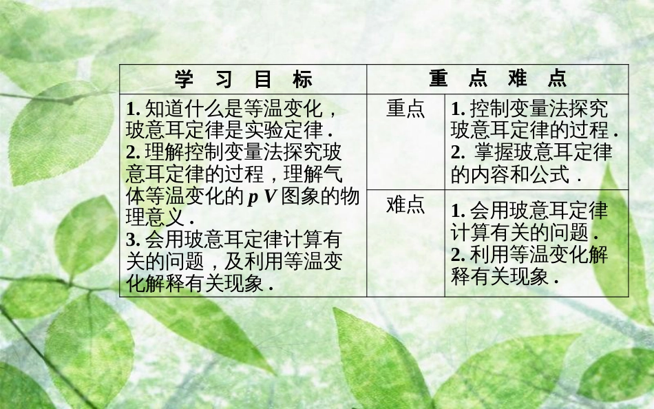 高中物理 第二章 固体、液体和气体 第七节 气体实验定律（Ⅰ）优质课件 粤教版选修3-3_第3页