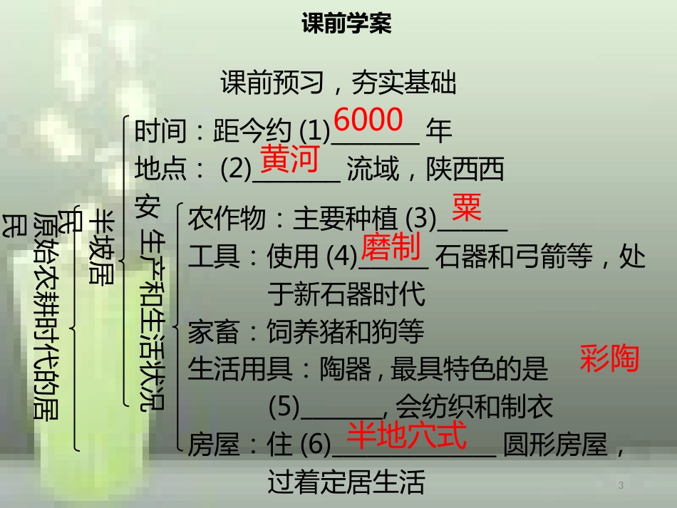 七年级历史上册 第一单元 史前时期：中国境内人类的活动 第2课 原始农耕生活同步优质课件（含新题） 新人教版_第3页