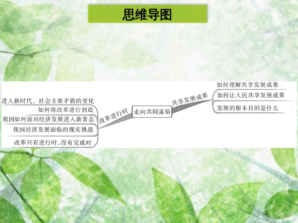 九年级道德与法治上册 第一单元 富强与创新 第一课 踏上强国之路 第2框 走向共同富裕优质课件 新人教版 (2)_第2页