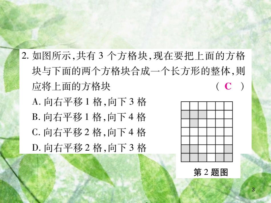 七年级数学上册 第5章 相交线与平行线 5.2 平行线 5.2.3 平行线的性质练习优质课件 （新版）华东师大版_第3页